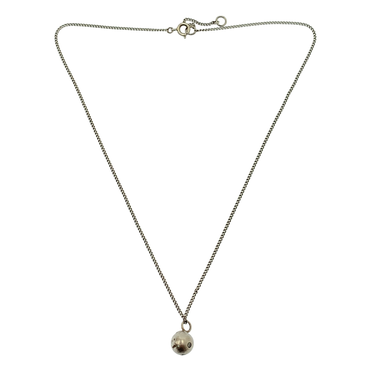 agete / 아가트 | 다이아몬드 0.20ct 볼 체인 목걸이 | 실버 | 여성
