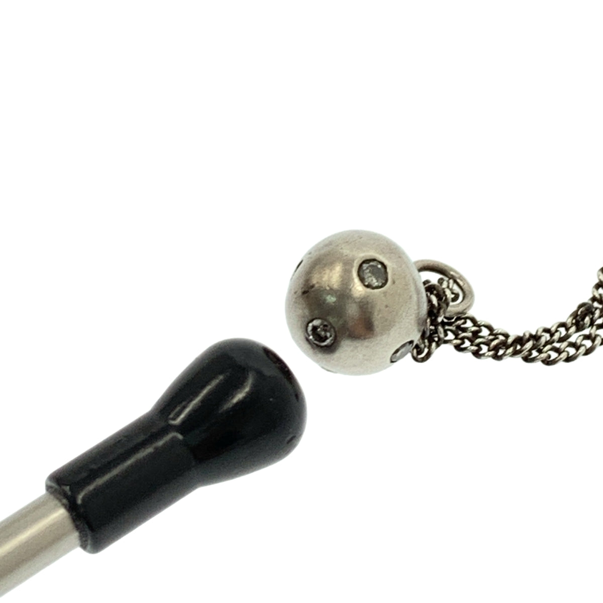 agete / 아가트 | 다이아몬드 0.20ct 볼 체인 목걸이 | 실버 | 여성