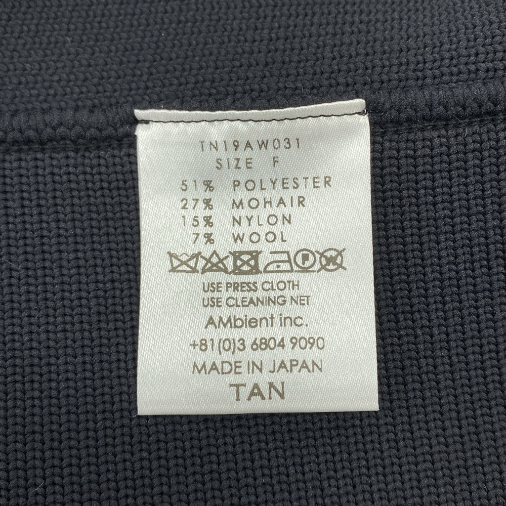 TAN / タン | モヘア混 ジャガード ニット トップス | F | レディース