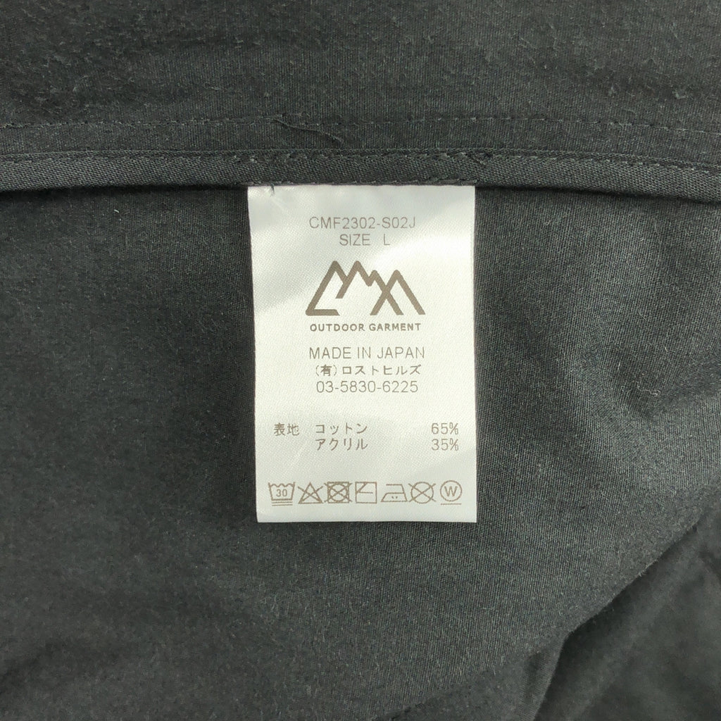 【신품】 CMF OUTDOOR GARMENT / 씨엠에프아웃도어가멘트 | 2023AW | FIRE PROTECTION BB SHIRTS LONG SLEEVE 파이어 프로텍션 베이스볼 셔츠 | L | BLACK / 블랙 |