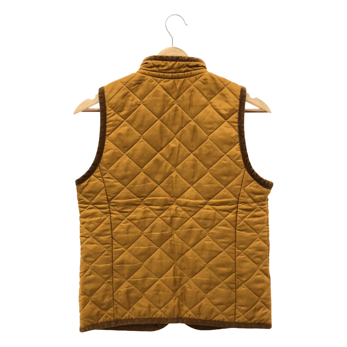 LAVENHAM / Lavenham | Corduroy stand-up collar quilted vest | Size 36 | Women's