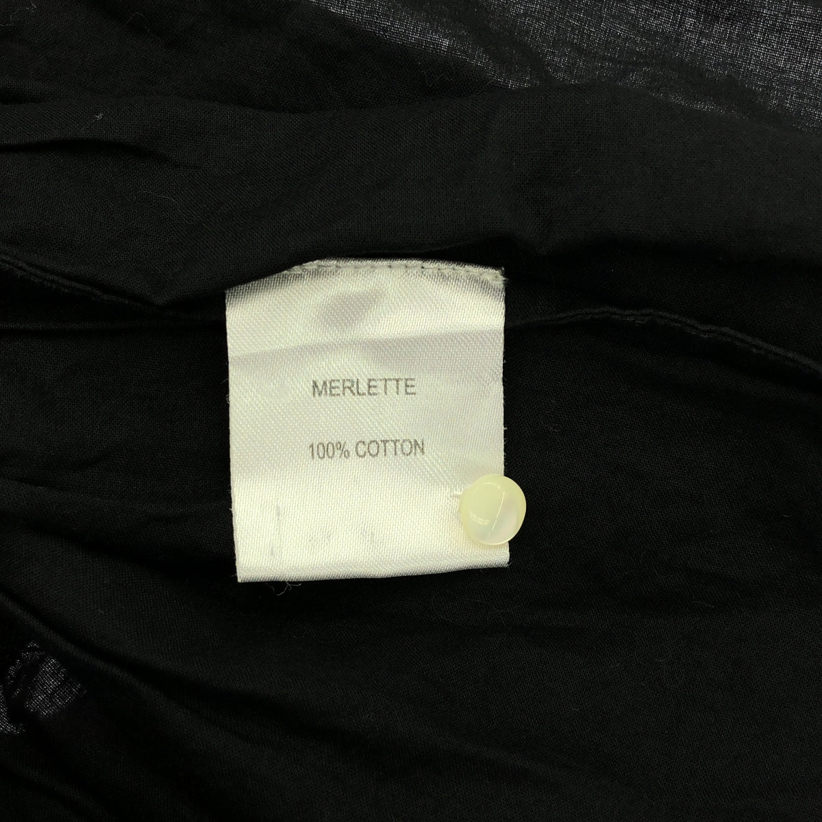 MERLETTE / マーレット | コットン ティアード ギャザー ボリューム ドレス ワンピース | XS | ブラック | レディース