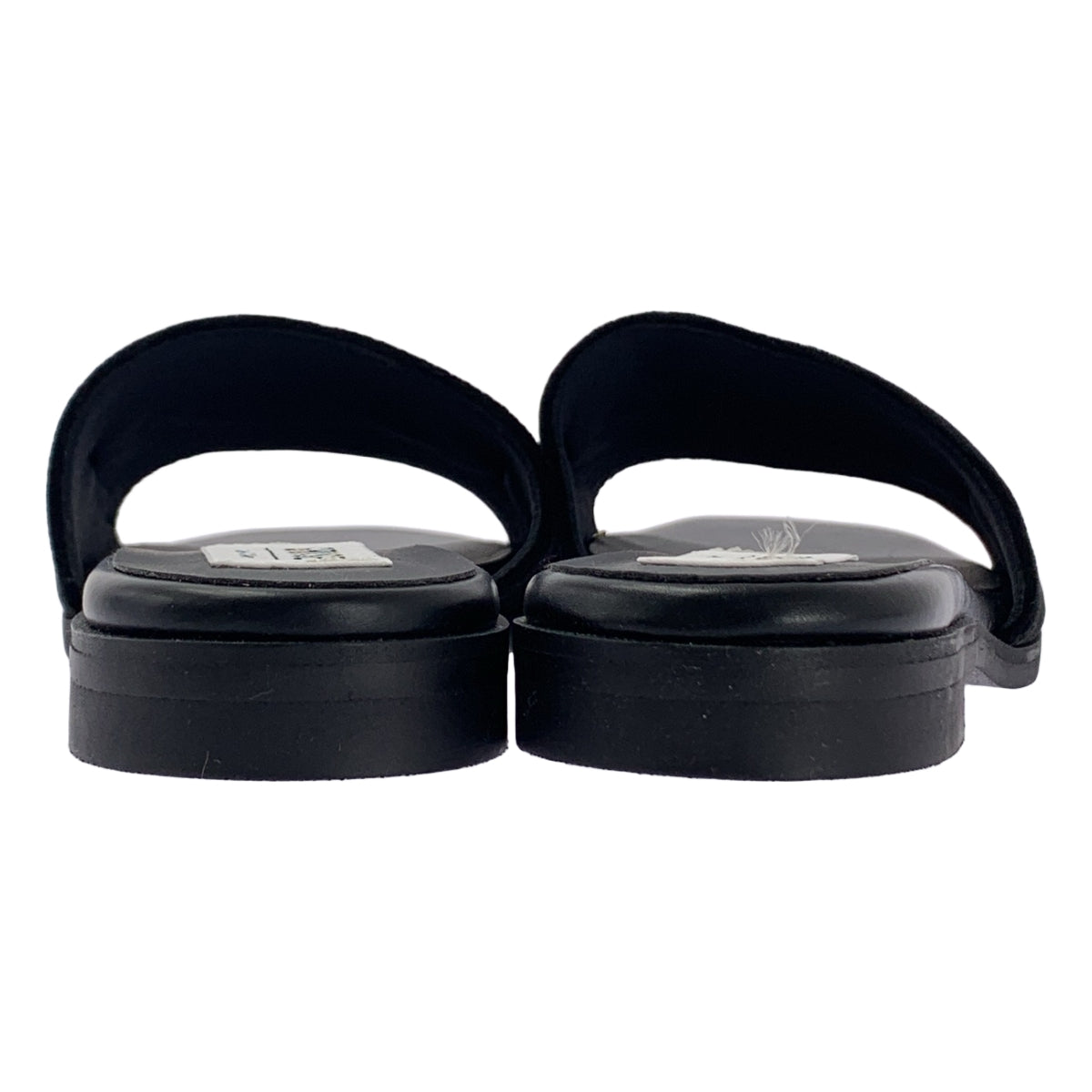 Le Talon / 루타론 | GRISE / 벨루어 체인 장식 샌들 플랫 슈즈 | M | 여성