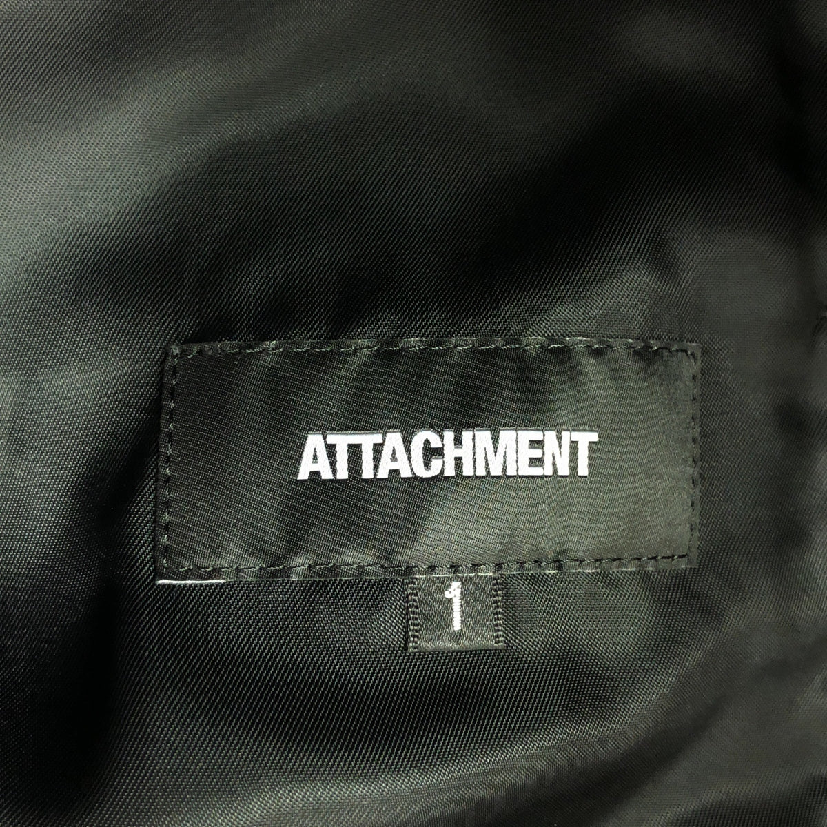 [New] ATTACHMENT | 2022SS | DOUBLE CLOTH STRETCH DOLMAN SLEEVE BAL COLLAR COAT | 1 | Black | Men's