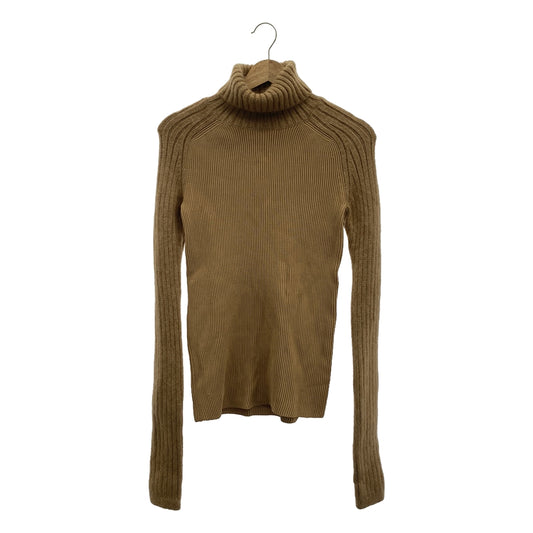 IRENE | High neck ribbed knit | 36 | Camel | Women's