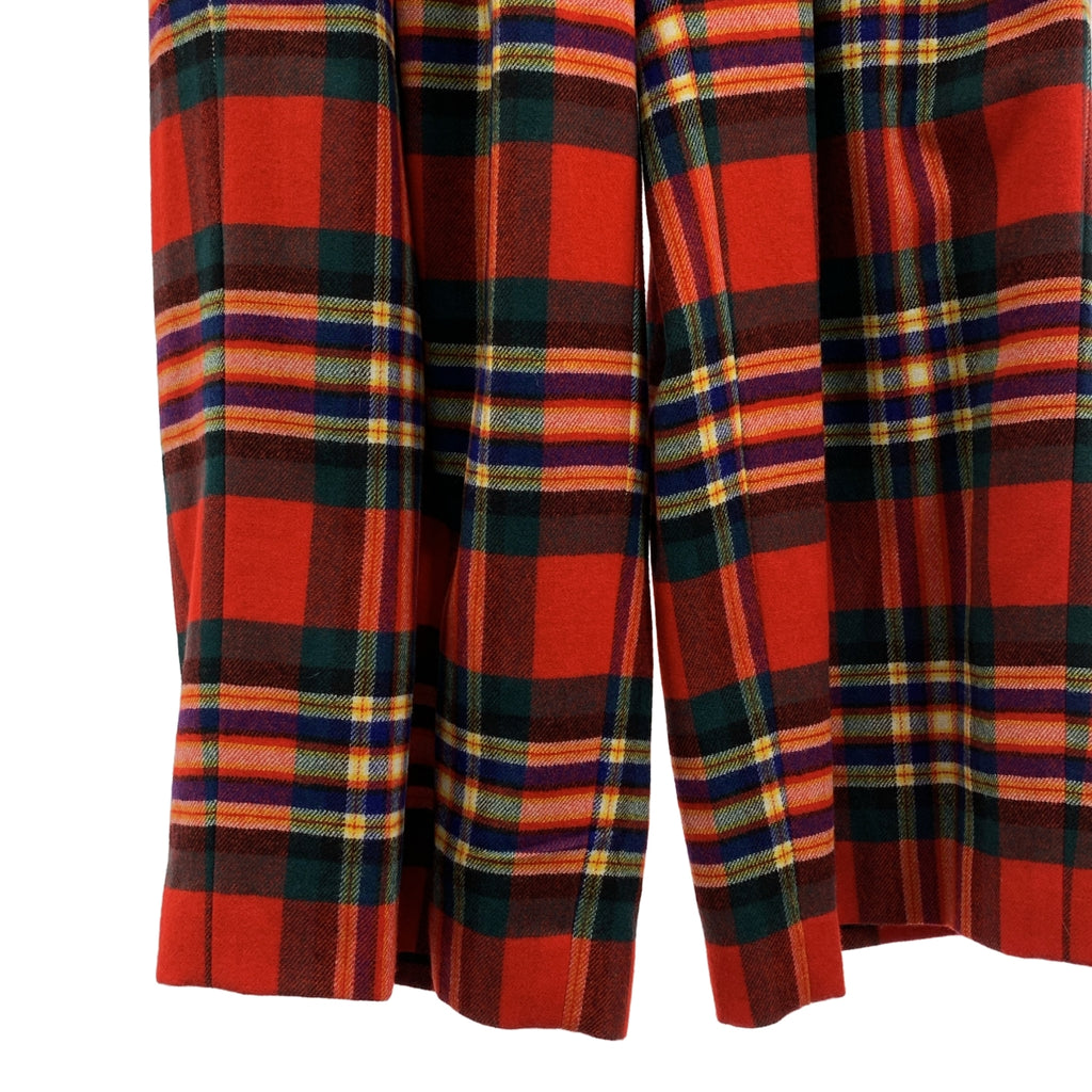 noir kei ninomiya / ノワールケイニノミヤ | 2020AW | ウール ナイロン 切替 チェック オールインワン サロペット | XS | レディース