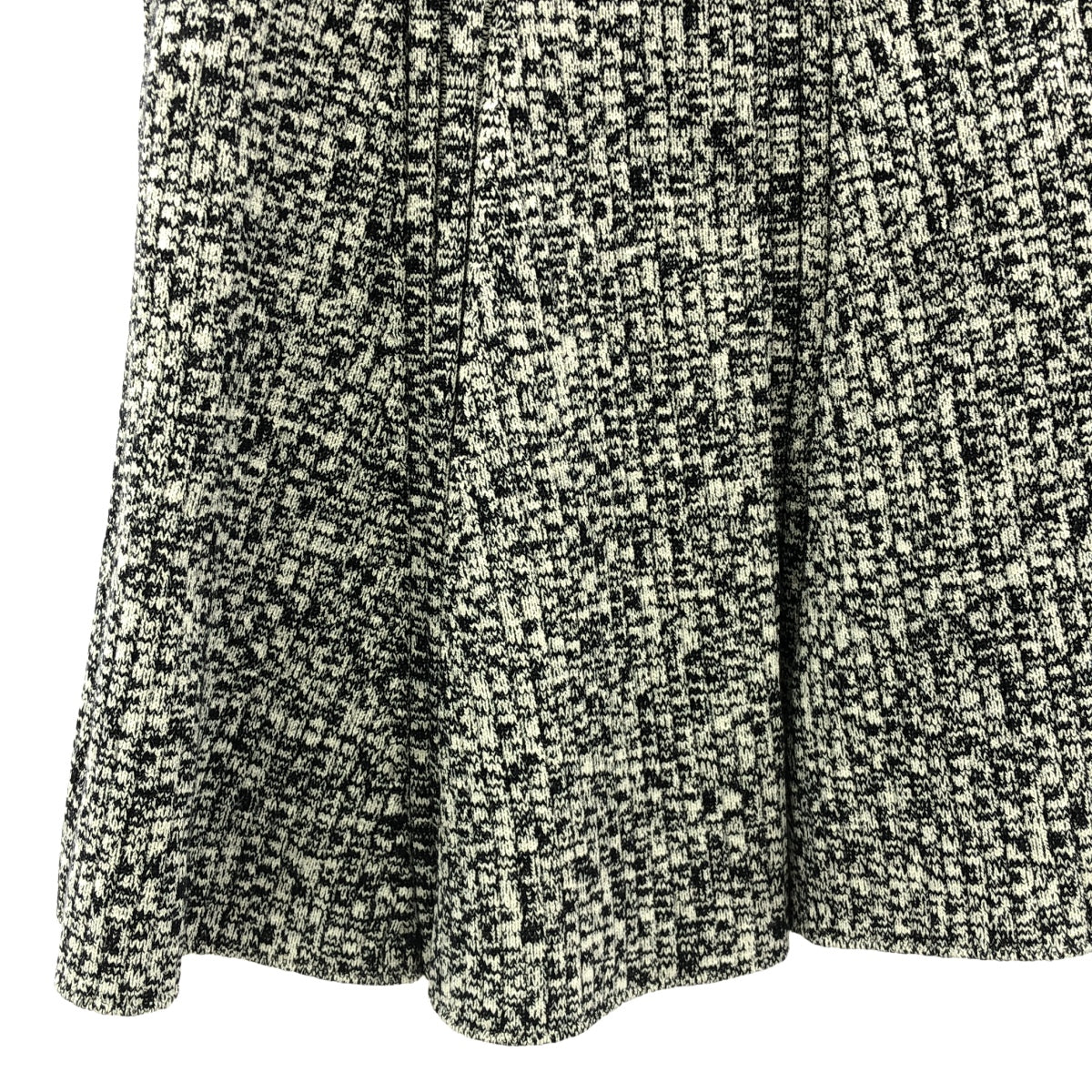 【미품】 STELLA McCARTNEY / 스텔라 맥카트니 | Mouline Rib Knit Skirt / 리브 니트 스커트 | S | 회색 | 여성