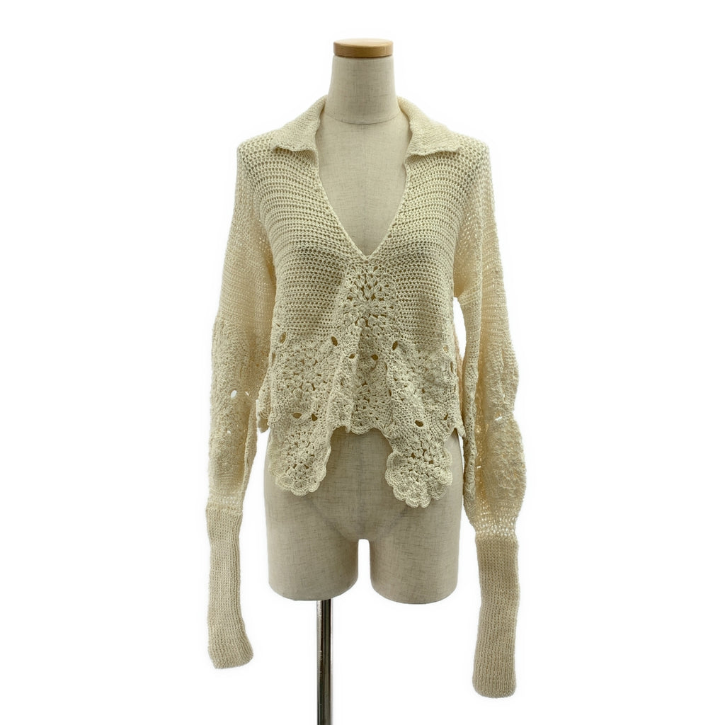 MAYDI / 마이디 | IRUPE / 코튼 니트 풀오버 | XS |