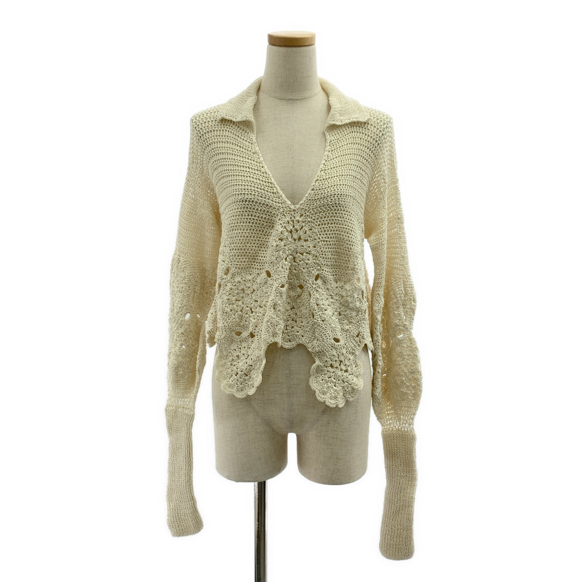 MAYDI / 마이디 | IRUPE / 코튼 니트 풀오버 | XS |