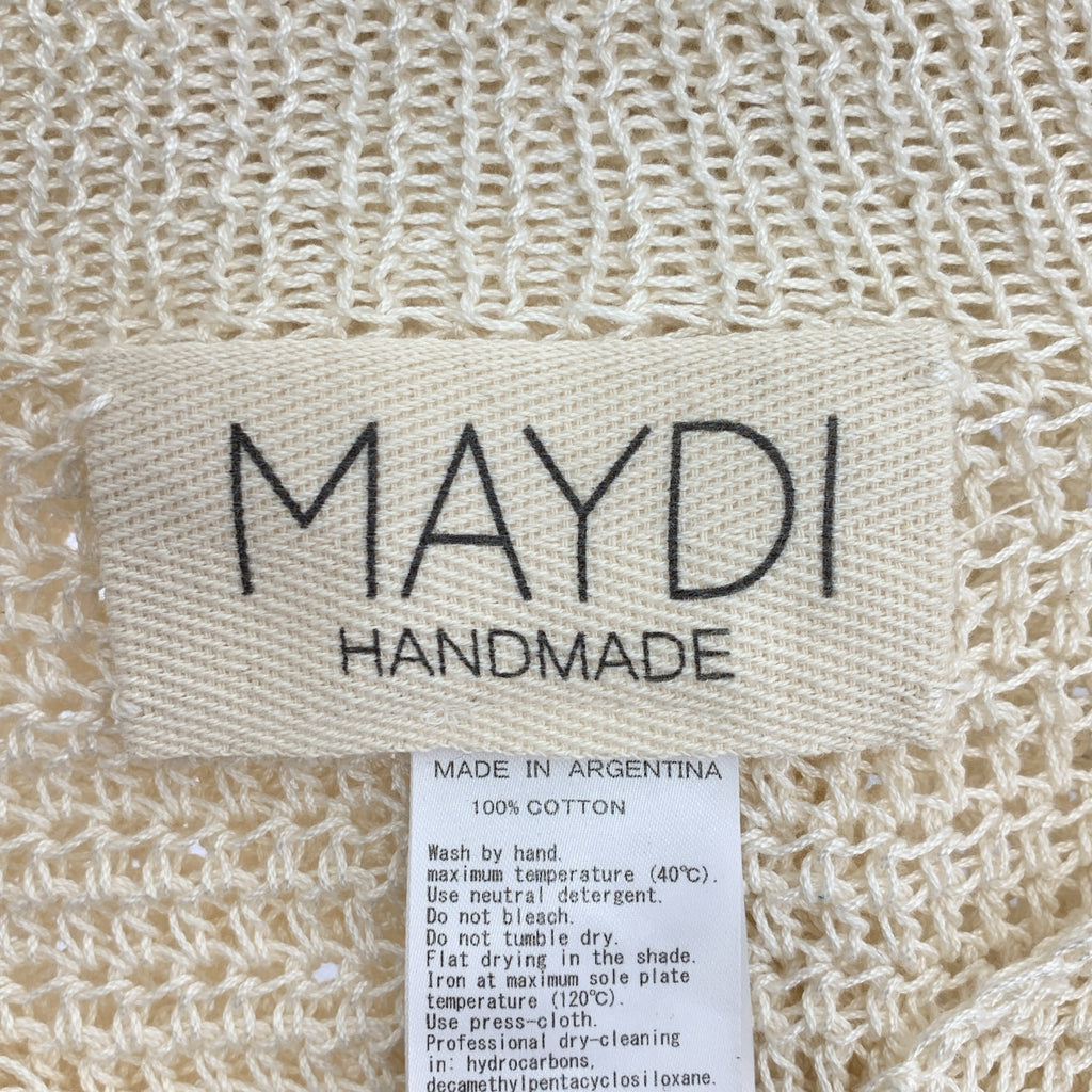 MAYDI / 마이디 | IRUPE / 코튼 니트 풀오버 | XS |