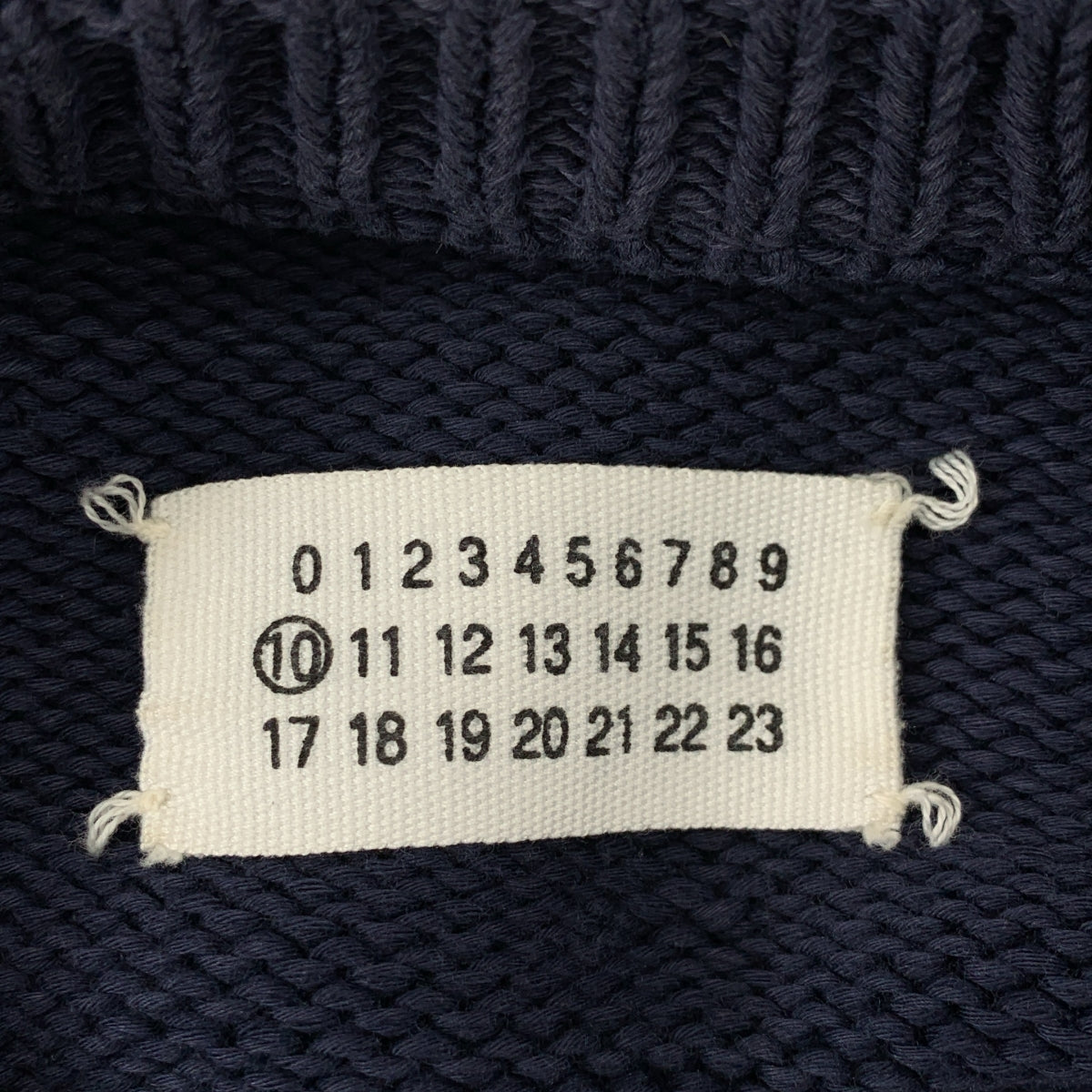 Martin Margiela / マルタンマルジェラ | 2001AW | Miss Deanna Knit / クルーネック ニット セーター | S | ネイビー | メンズ