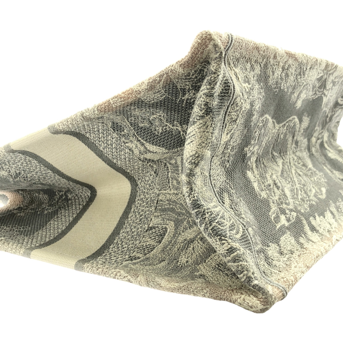 【美品】  Christian Dior / クリスチャンディオール | トワル ドゥ ジュイ リバース ブックトートバッグ ミディアム キャンバス | アイボリー | レディース