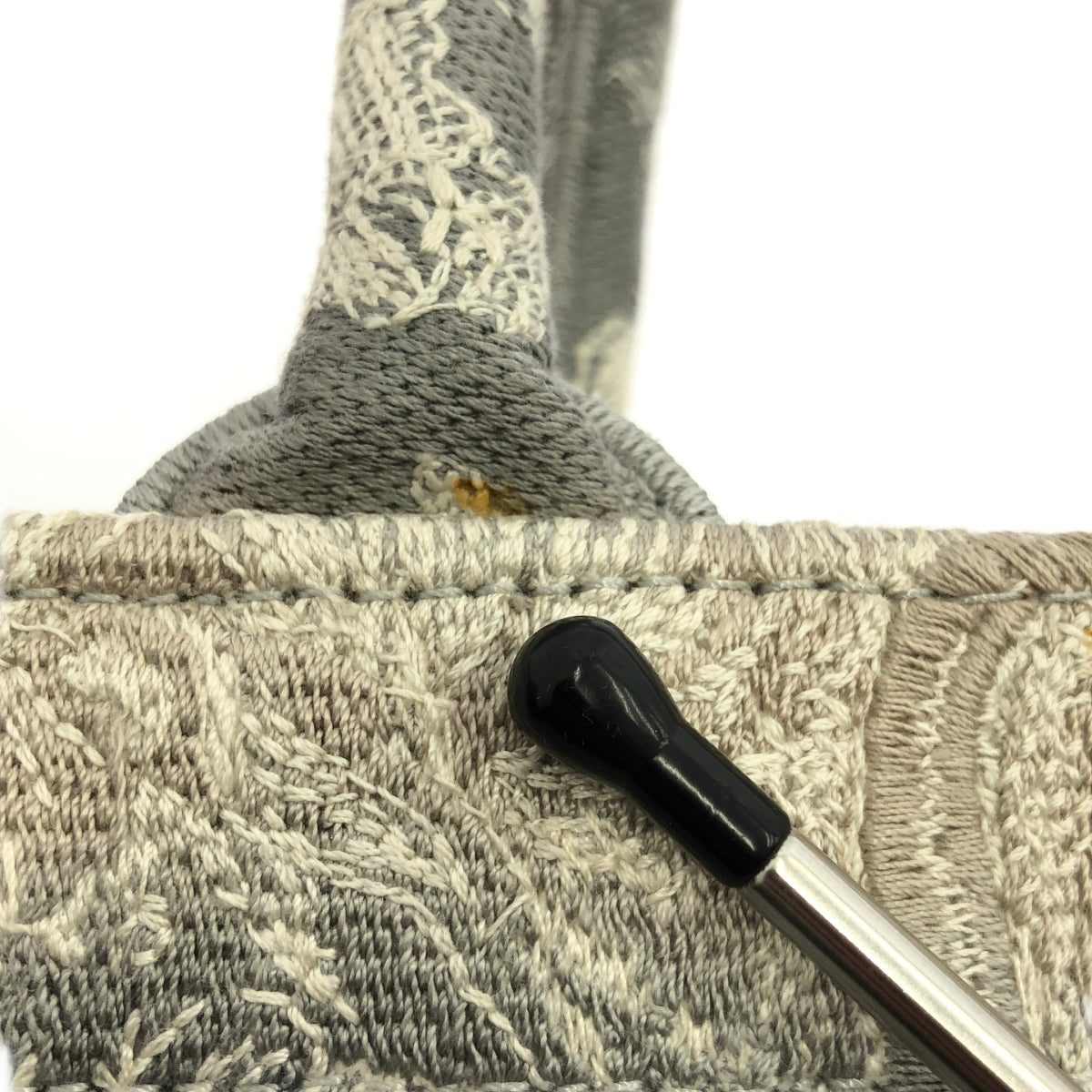 【美品】  Christian Dior / クリスチャンディオール | トワル ドゥ ジュイ リバース ブックトートバッグ ミディアム キャンバス | アイボリー | レディース