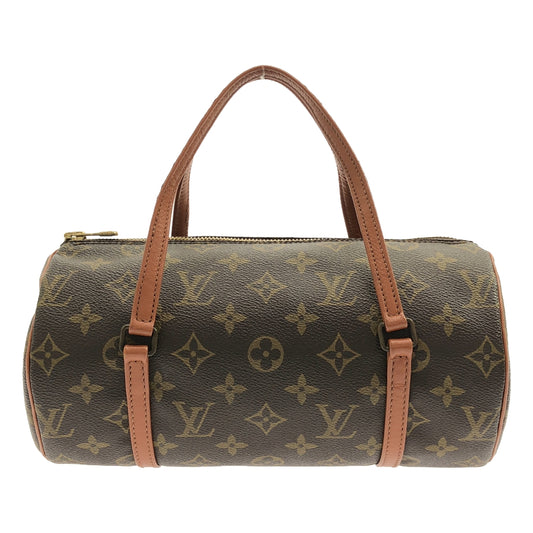 【美品】  Louis Vuitton / ルイヴィトン | M51366 / パピヨン26 モノグラム レザー ボストン ハンドバッグ | ブラウン | レディース