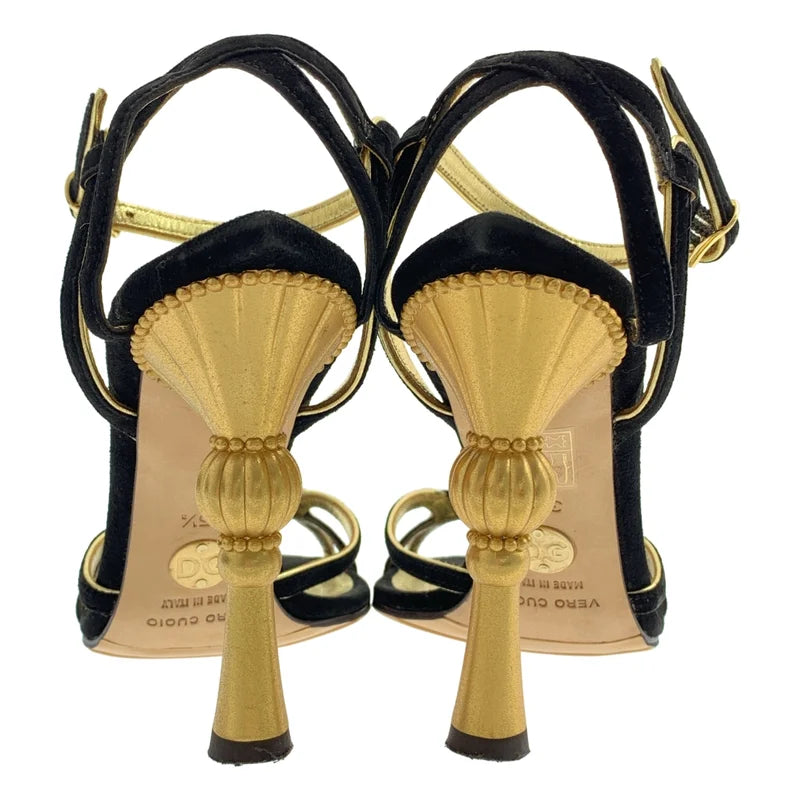 DOLCE＆GABBANA / ドルチェ＆ガッバーナドルガバ | ストラップ ヒール サンダル | 35 1/2 | レディース