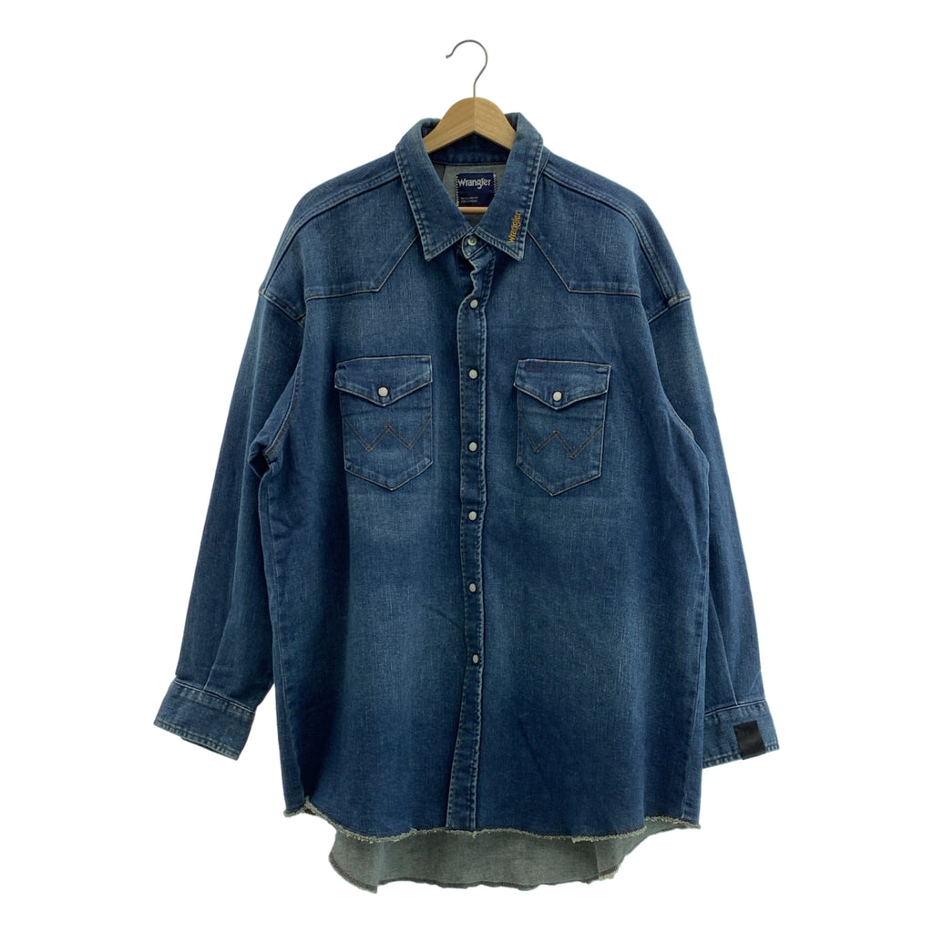 N.HOOLYWOOD / N.Hollywood | × WRANGLER / Wrangler Logo 加大尺碼西部牛仔襯衫 | 尺寸 38 | 男款