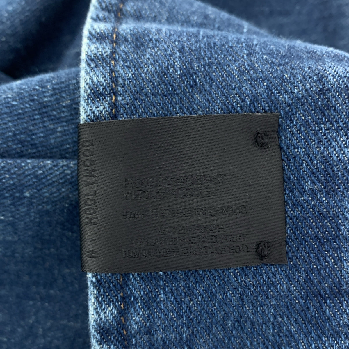 N.HOOLYWOOD / 엔 할리우드 | × WRANGLER / 랭글러 로고 오버 실루엣 데님 웨스턴 셔츠 | 38 | 남성