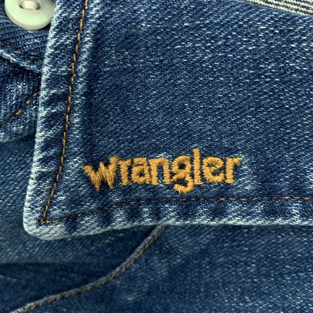 N.HOOLYWOOD / 엔 할리우드 | × WRANGLER / 랭글러 로고 오버 실루엣 데님 웨스턴 셔츠 | 38 | 남성