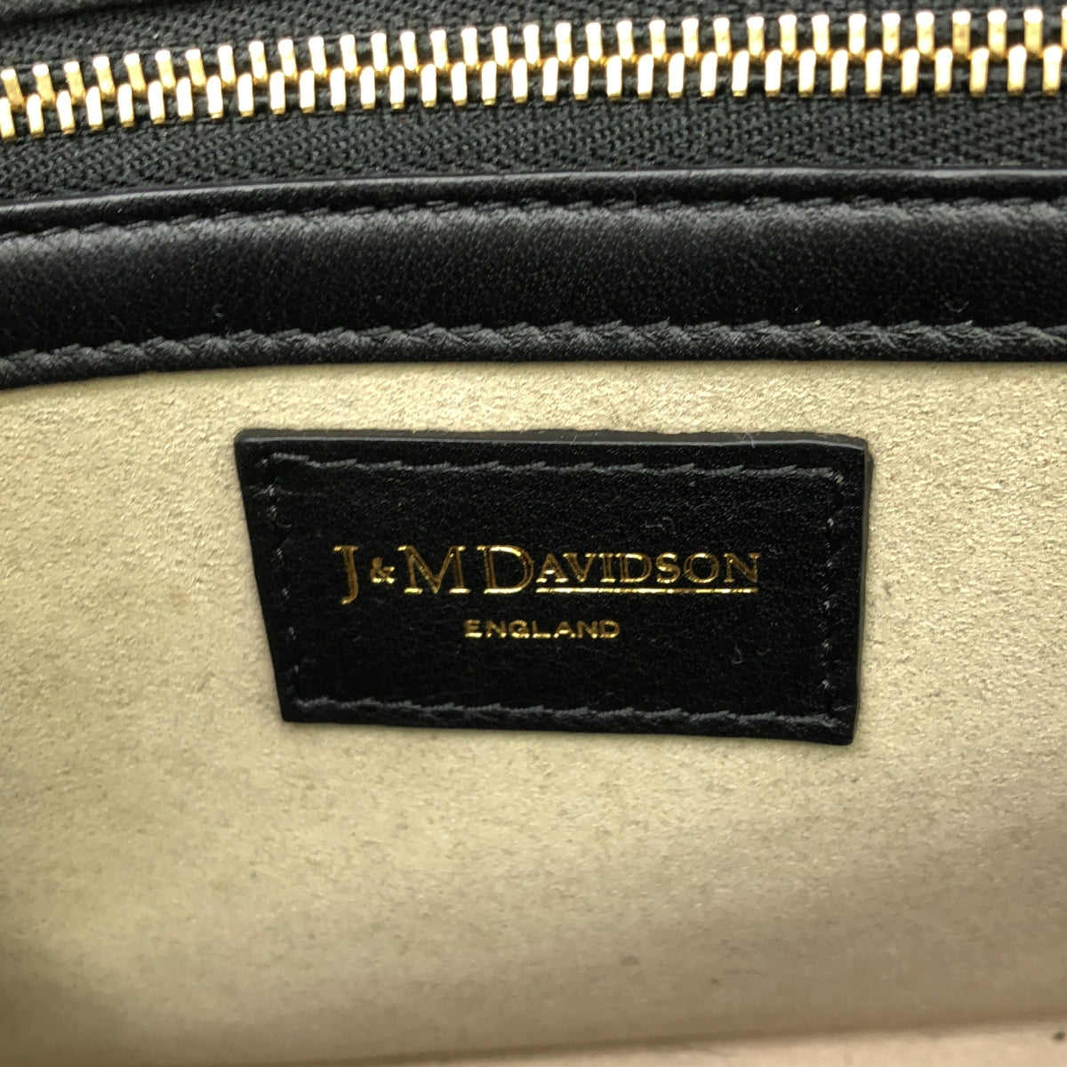 【美品】  J&M DAVIDSON / ジェイアンドエムデヴィッドソン | LAMIA レザー ショルダーバッグ | ブラック | レディース