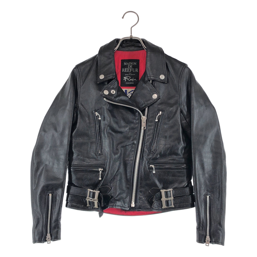 ADDICT CLOTHES / アディクトクローズ | MAISON DE REEFUR / 牛革 カウレザー ダブルライダース ジャケット / キルティング総裏地 | 36 | レディース