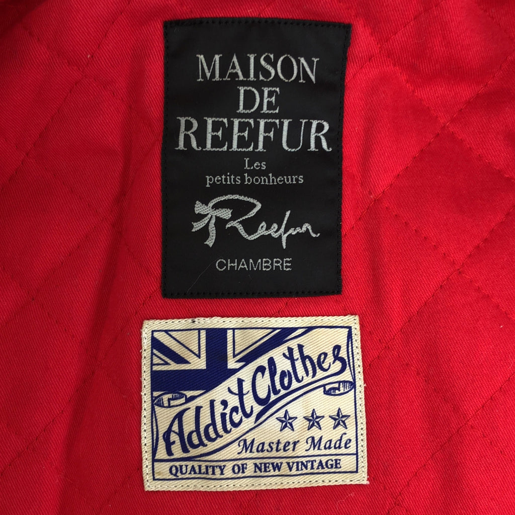 ADDICT CLOTHES / アディクトクローズ | MAISON DE REEFUR / 牛革 カウレザー ダブルライダース ジャケット / キルティング総裏地 | 36 | レディース