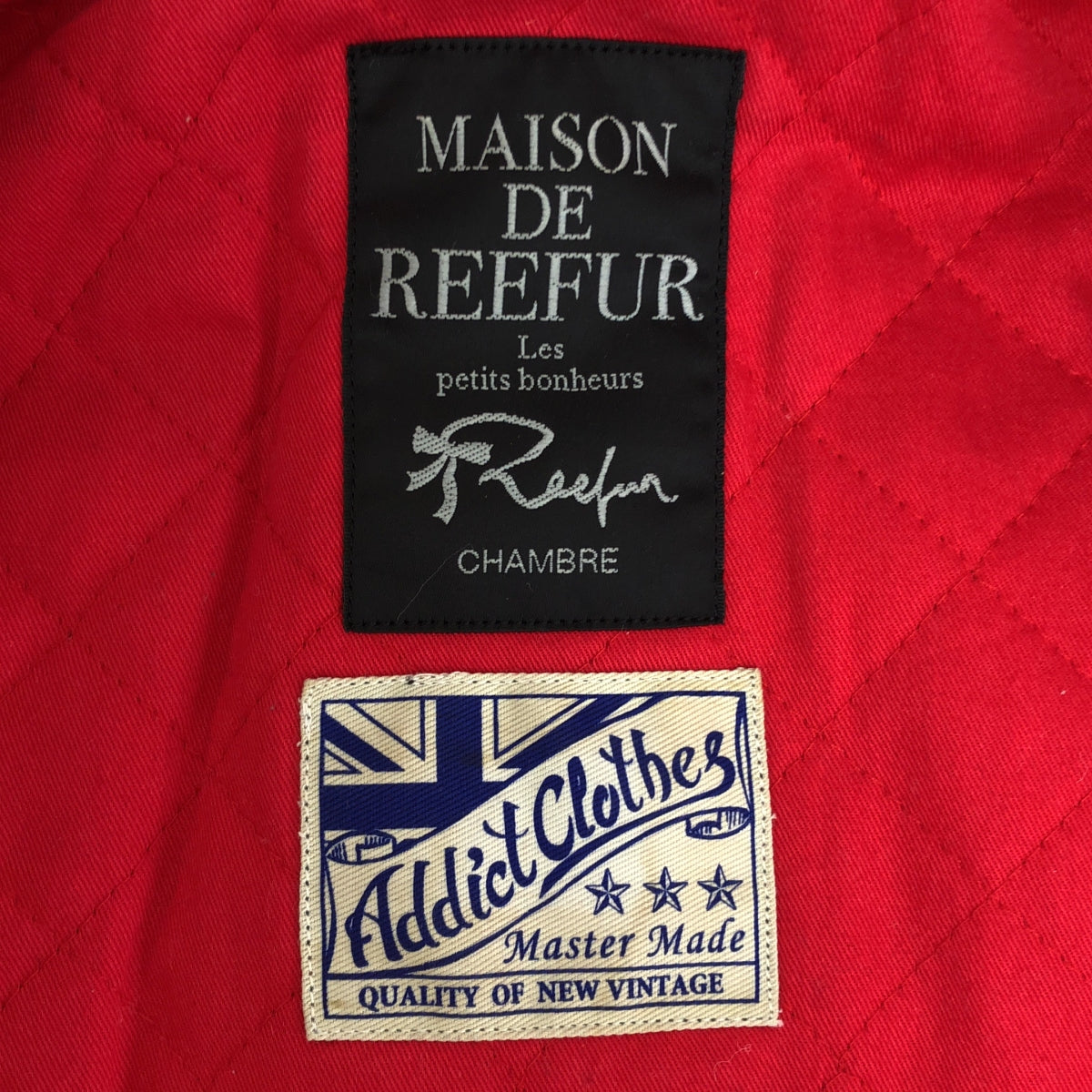 ADDICT CLOTHES / アディクトクローズ | MAISON DE REEFUR / 牛革 カウレザー ダブルライダース ジャケット / キルティング総裏地 | 36 | レディース