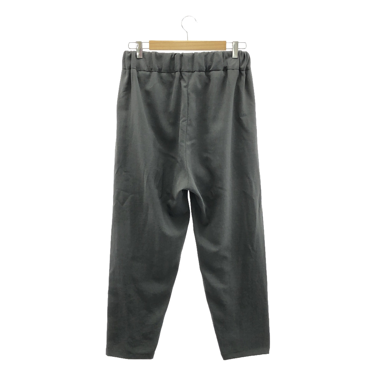 NO CONTROL AIR | Draped twill 9.5-length drawstring tapered pants / unisex | 5 | Men's