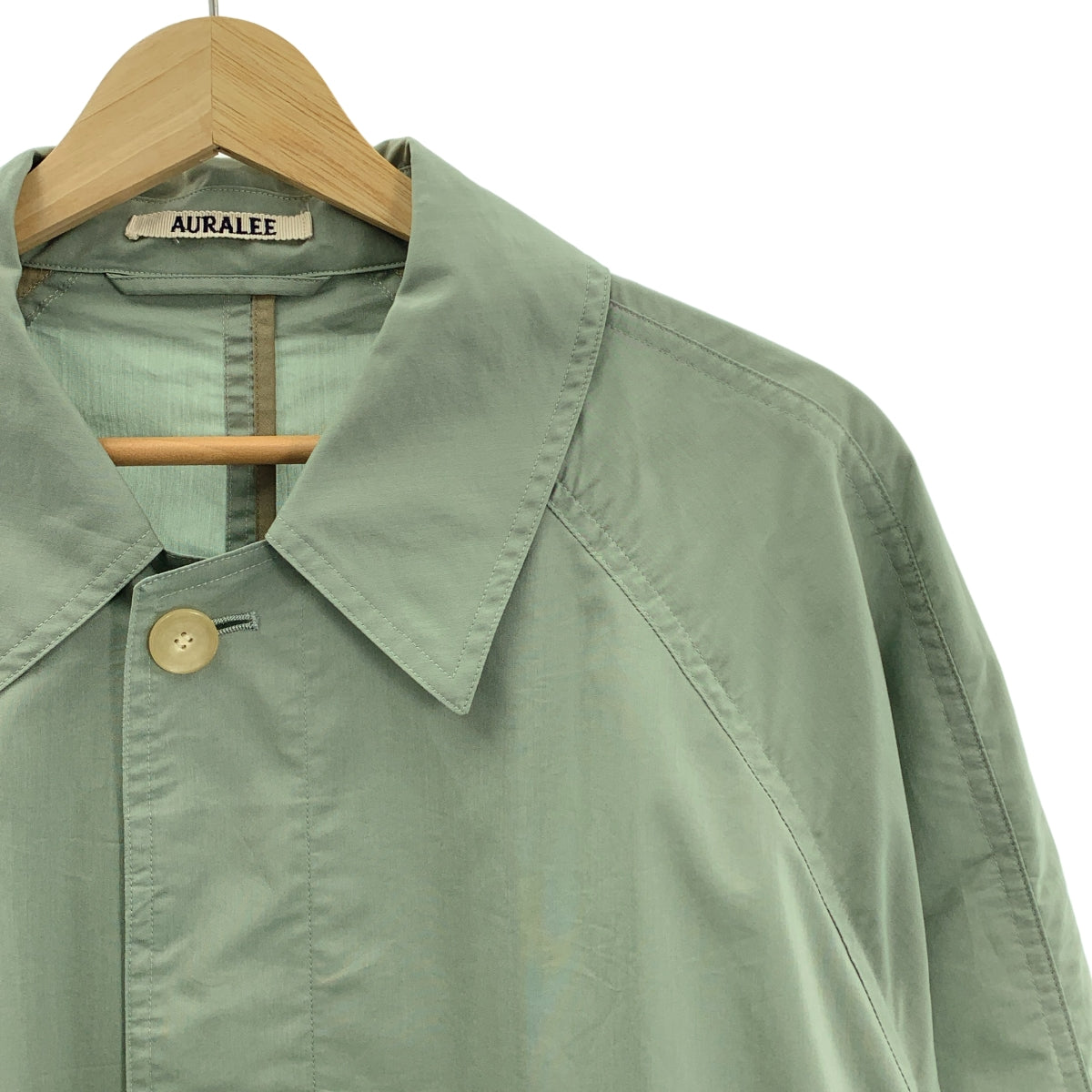 AURALEE / オーラリー | LIGHT FINX POLYESTER SOUTIEN COLLAR COAT ライトフィンクス ポリエステル ステンカラーコート | 3 | メンズ