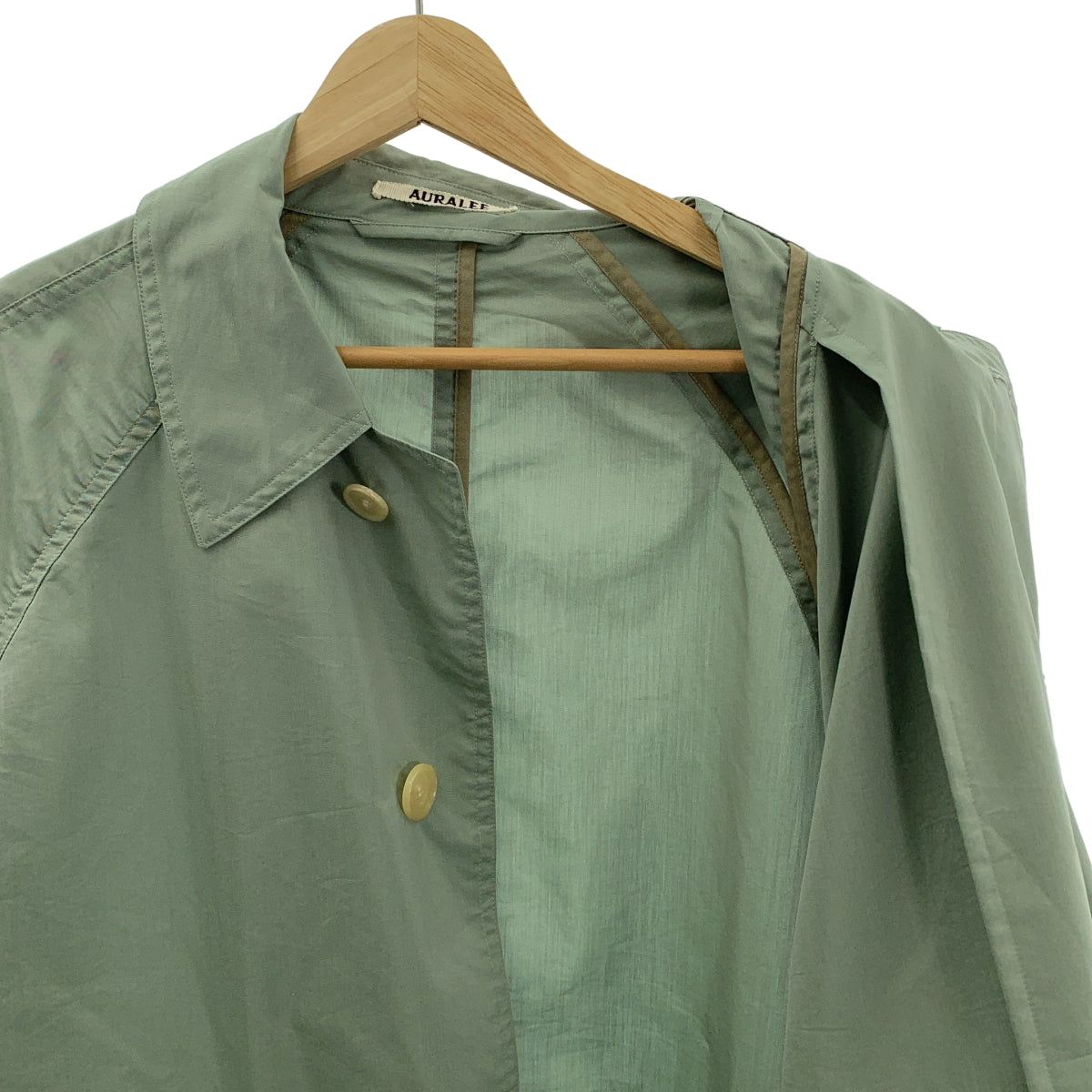 AURALEE / オーラリー | LIGHT FINX POLYESTER SOUTIEN COLLAR COAT ライトフィンクス ポリエステル ステンカラーコート | 3 | メンズ