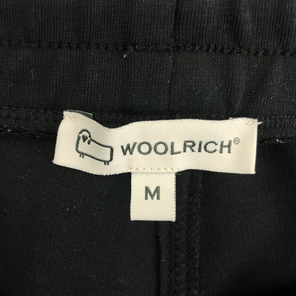 WOOLRICH / 울 리치 | 로고 드로우 스트링 카고 스웨트 이지 팬츠 | M |