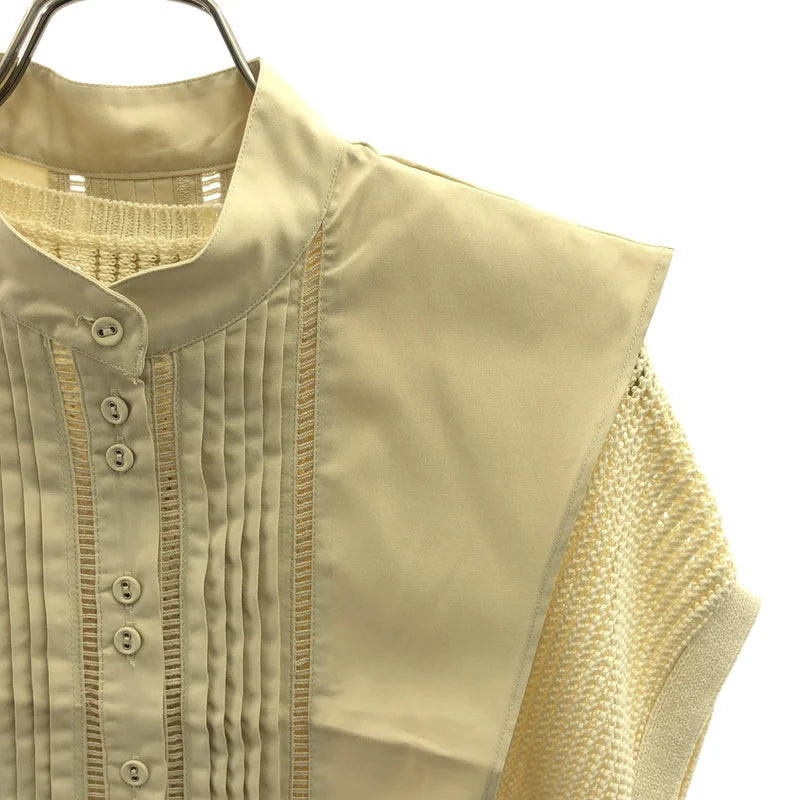 AMERI / アメリ | ピンタックベスト ドッキング ニット ワンピース | F | レディース