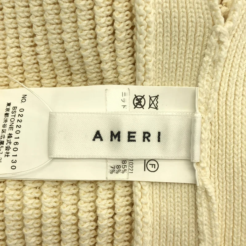 AMERI / アメリ | ピンタックベスト ドッキング ニット ワンピース | F | レディース
