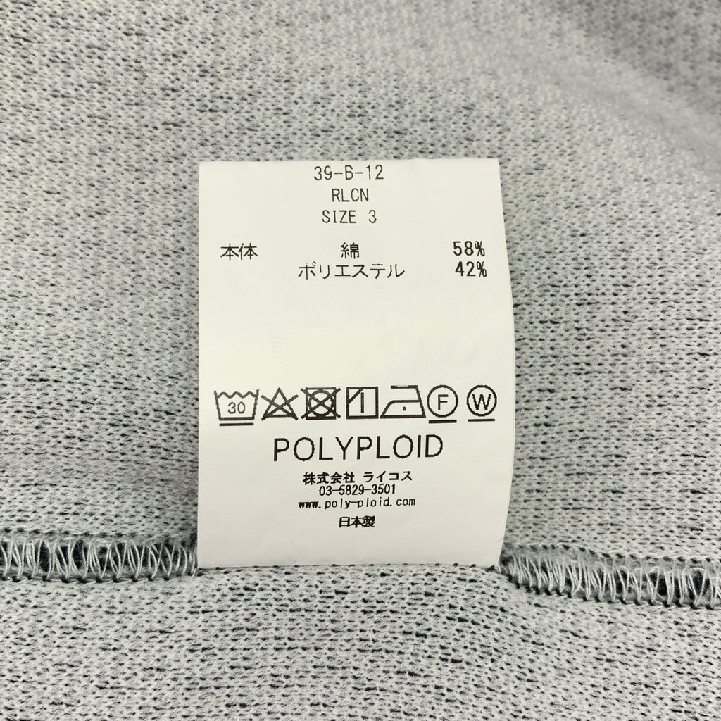 POLYPLOID / 폴리프로이드 | RAGLAN CREW NECK B 라글란 크루넥 컷소우 | 3 |