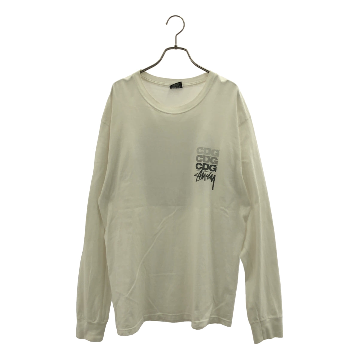 STUSSY / ステューシー | × CDG コットン バックプリント Tシャツ カットソー | L | メンズ