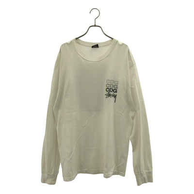 STUSSY / ステューシー | × CDG コットン バックプリント Tシャツ カットソー | L | メンズ