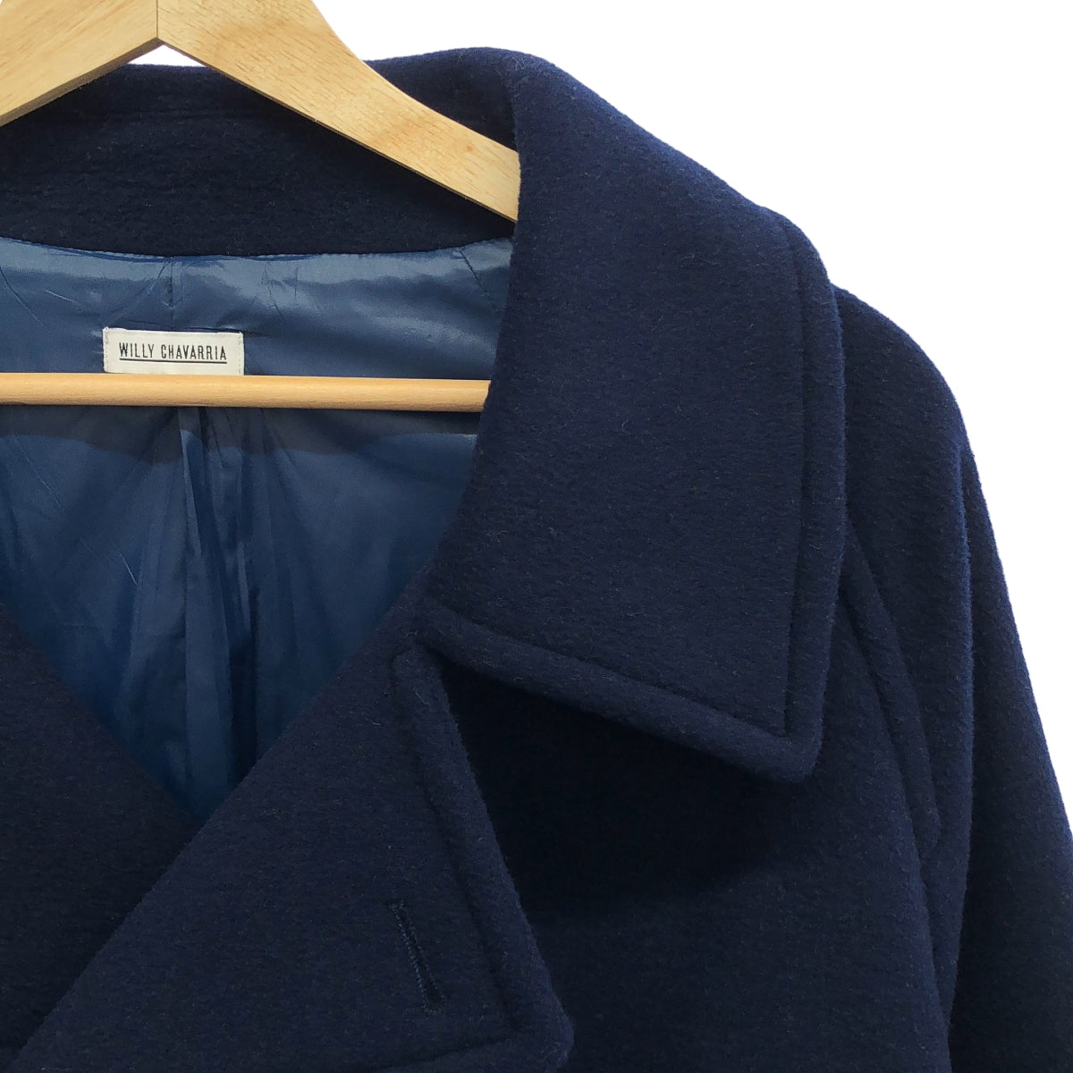 WILLY CHAVARRIA / Willy Chavarria | 大號 Willy 豌豆大衣 | 超大號豌豆大衣 | 海軍藍 | 男款