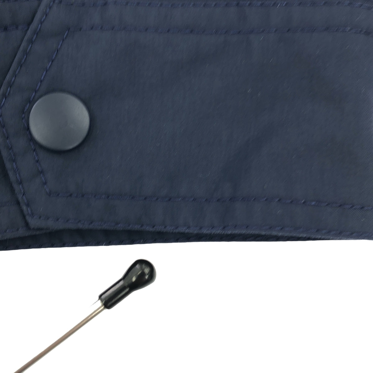 KIM JONES / キムジョーンズ | ARCHIVE BLOUSON スタンドカラー ハーフジップ ナイロン ブルゾン | ネイビー | メンズ