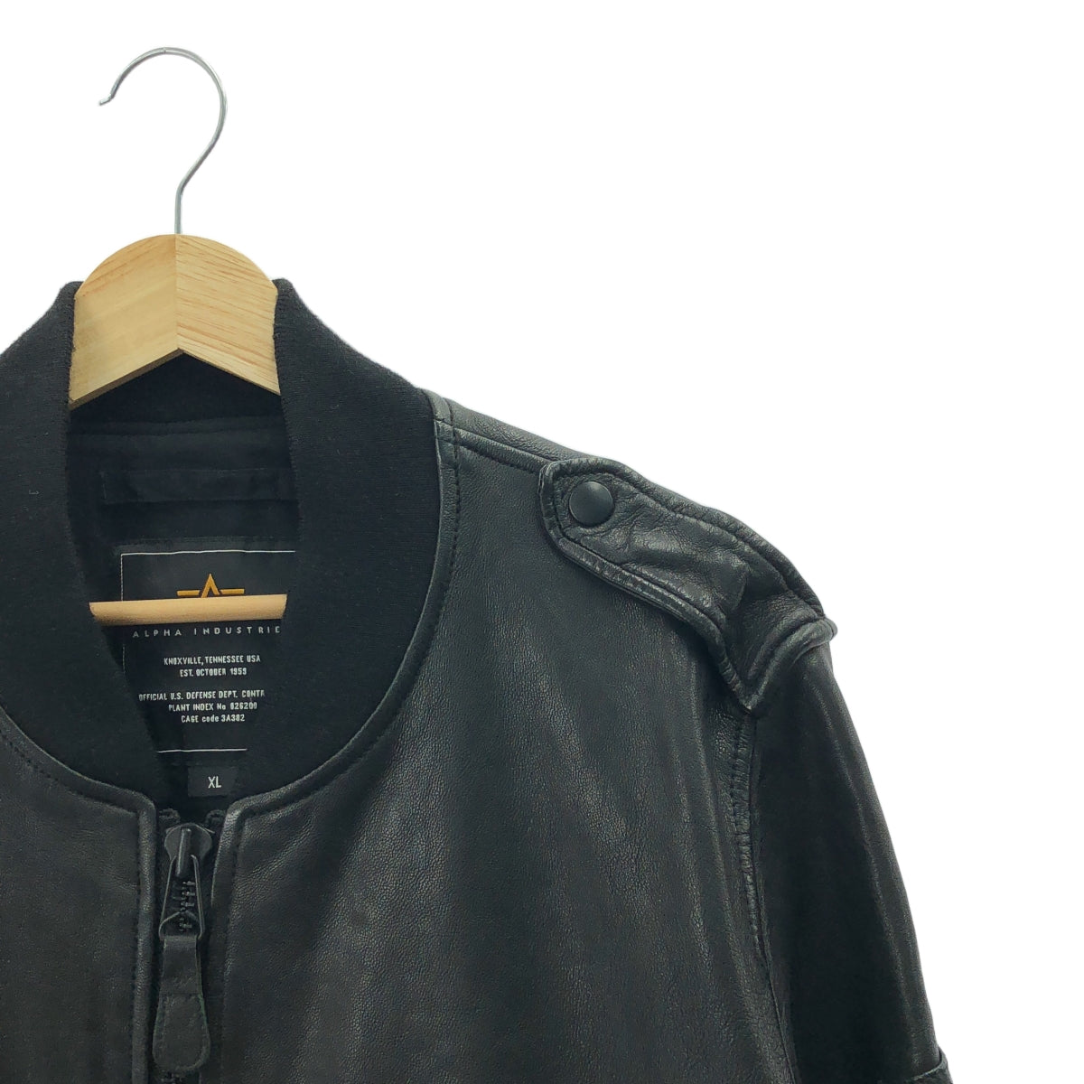 ALPHA INDUSTRIES / アルファインダストリーズ | L-2B シープレザー フライト ジャケット | XL | ブラック | メンズ