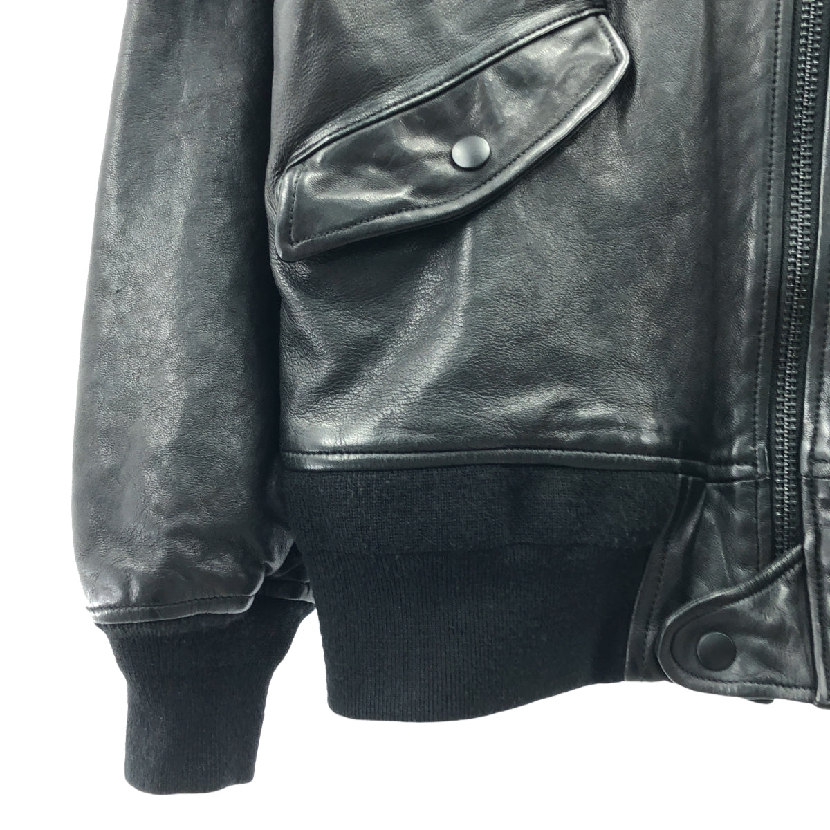 ALPHA INDUSTRIES / アルファインダストリーズ | L-2B シープレザー フライト ジャケット | XL | ブラック | メンズ