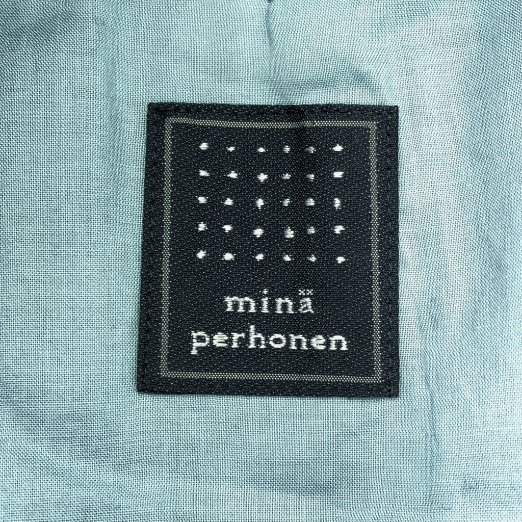 mina perhonen | 2010 春夏 |奇妙的剪裁套頭連身裙 | 38 |灰色/藍色 |女性的