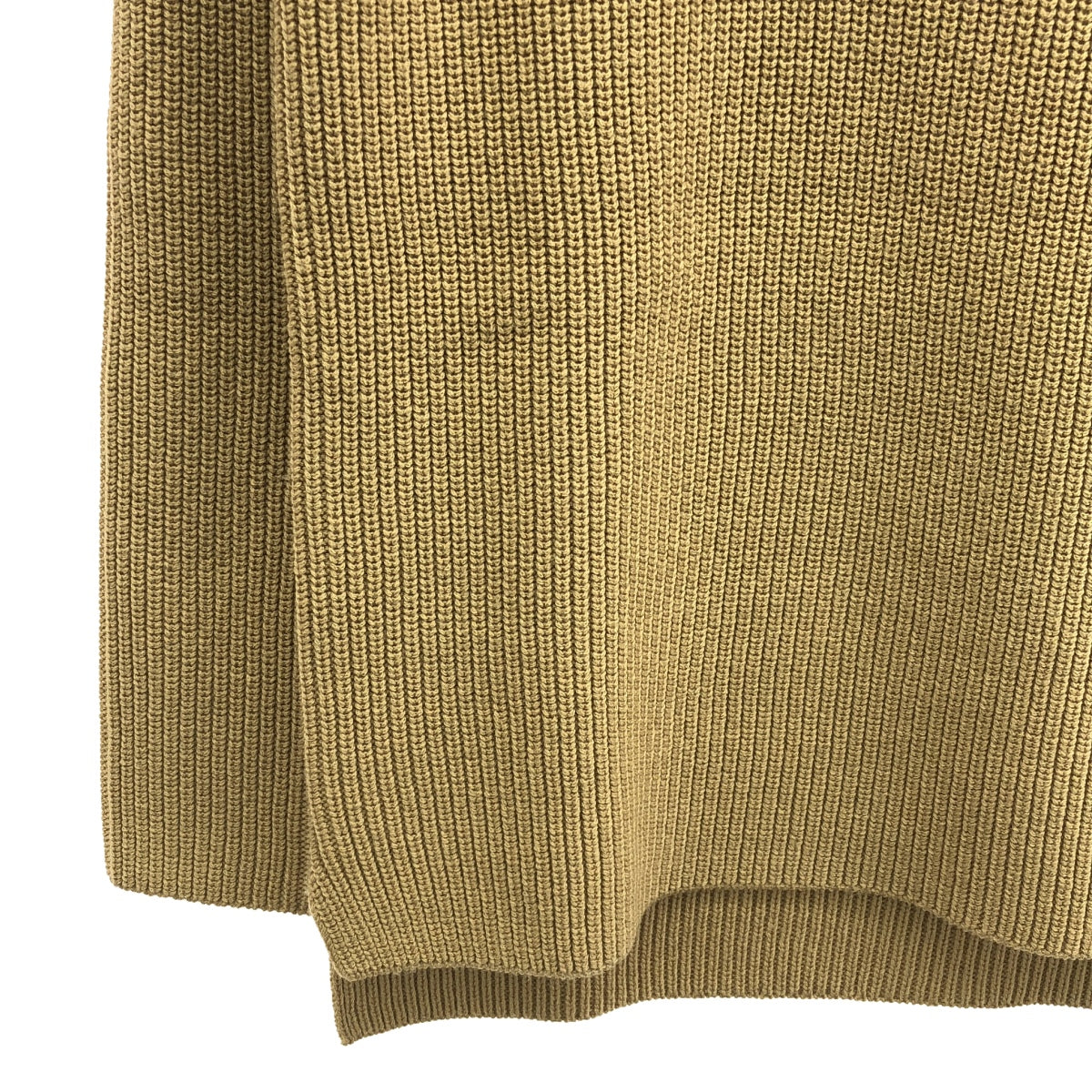 [Good Condition] BEIGE, / Beige | Turtleneck Rib Knit | 4 | Beige | Women's