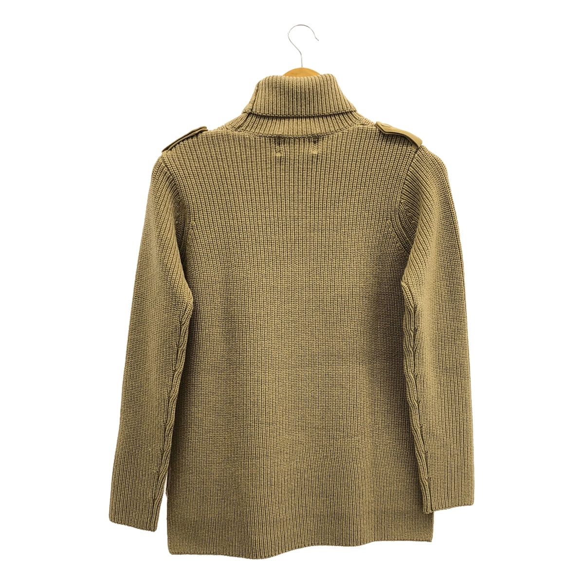 [Good Condition] BEIGE, / Beige | Turtleneck Rib Knit | 4 | Beige | Women's