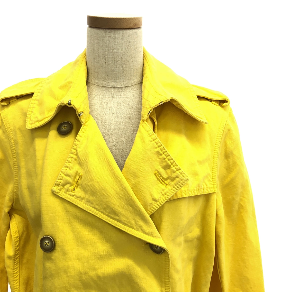 約瑟夫 |繫腰帶風衣 | 36 |黃色 |女性的