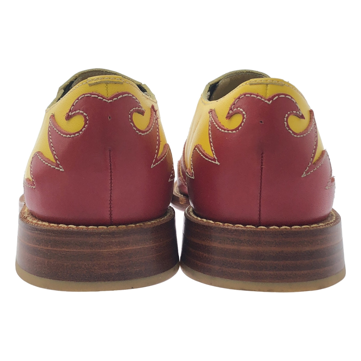COMME des GARCONS / コムデギャルソン | レザー バイカラー ウエスタン シューズ 革靴 | 23.5 | レディース