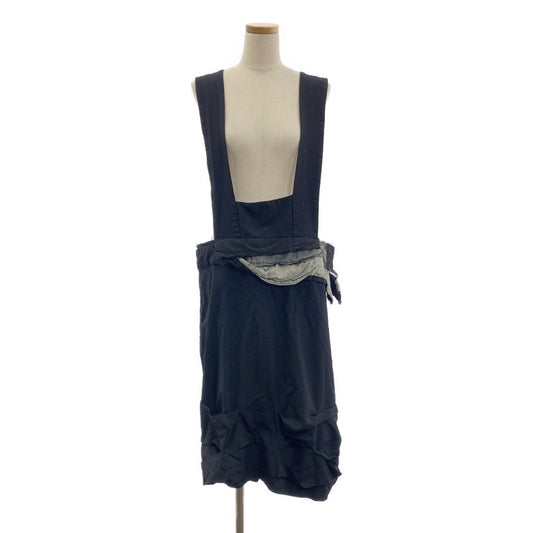 COMME des GARCONS / コムデギャルソン | 2013SS / AD2012 | 縮絨 ポリエステル 変形 ジャンパースカート | L | レディース