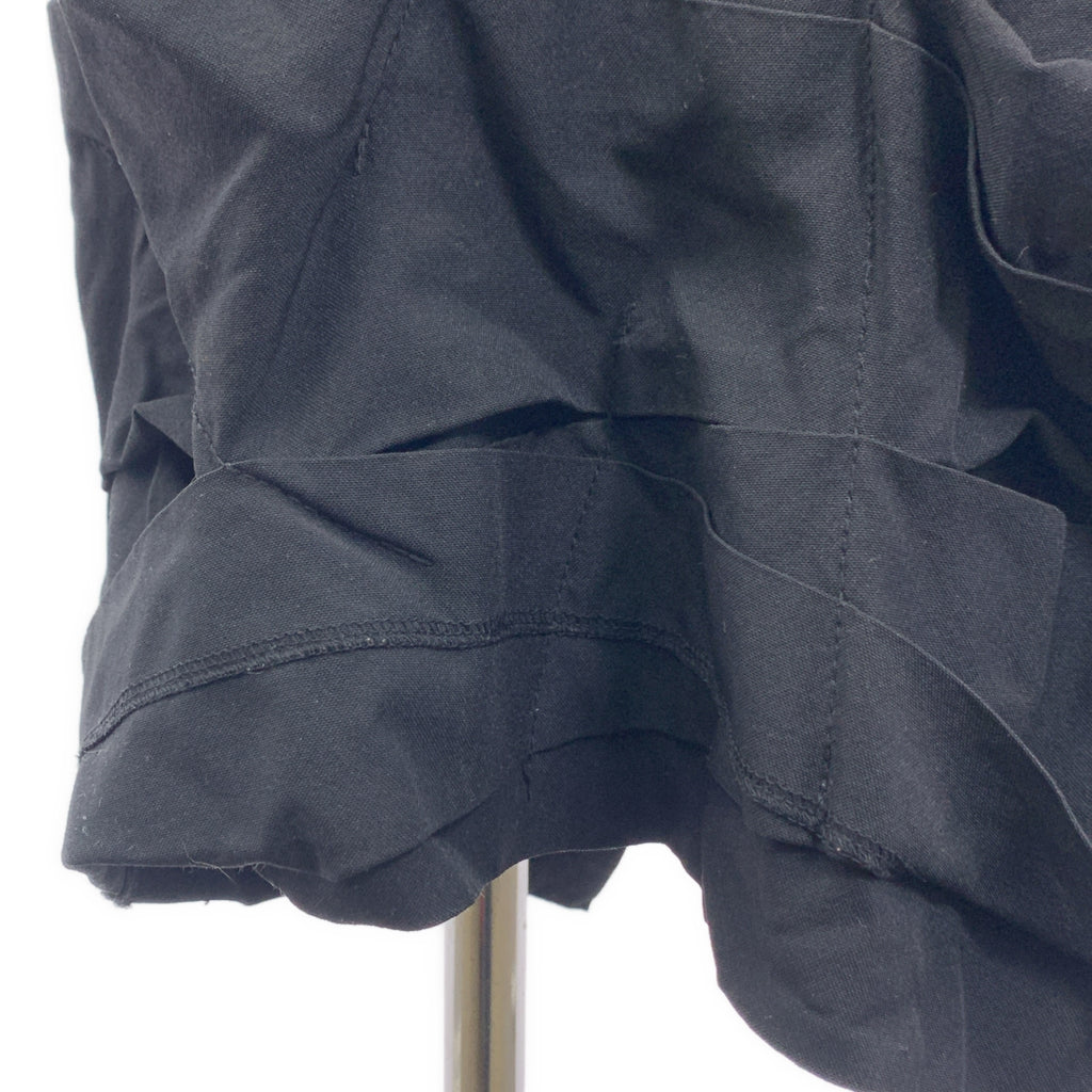 COMME des GARCONS | 2013SS / AD2012 | 收縮包覆聚酯纖維變形吊帶裙 | L | 黑色 | 女款