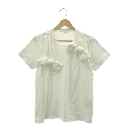 COMME des GARCONS COMME des GARCONS / Comme des | 2011秋冬/公元2011 |絲帶設計棉質T卹| XS |女性的
