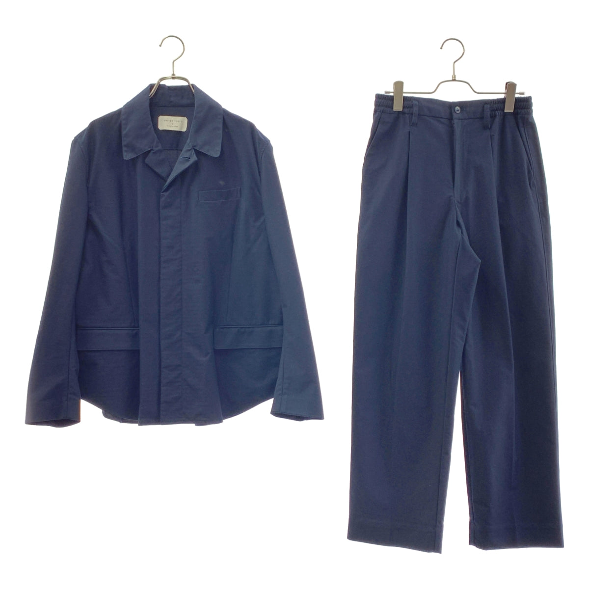 UNITED TOKYO / ユナイテッドトウキョウ | セットアップ / 46Gハイゲージ インレイジャケット / イージーパンツ | 1 | メンズ