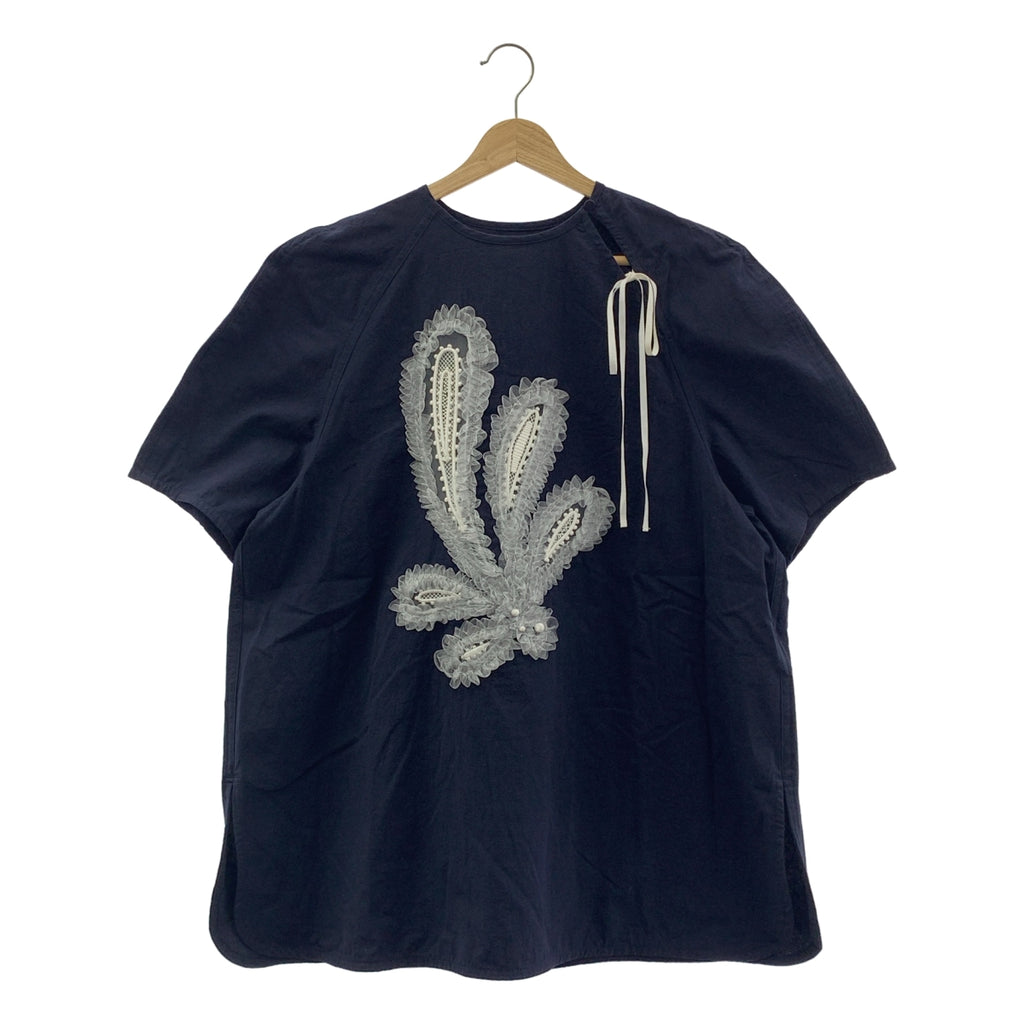 TELMA / テルマ | リボン ラグランスリーブ プルオーバー トップス |