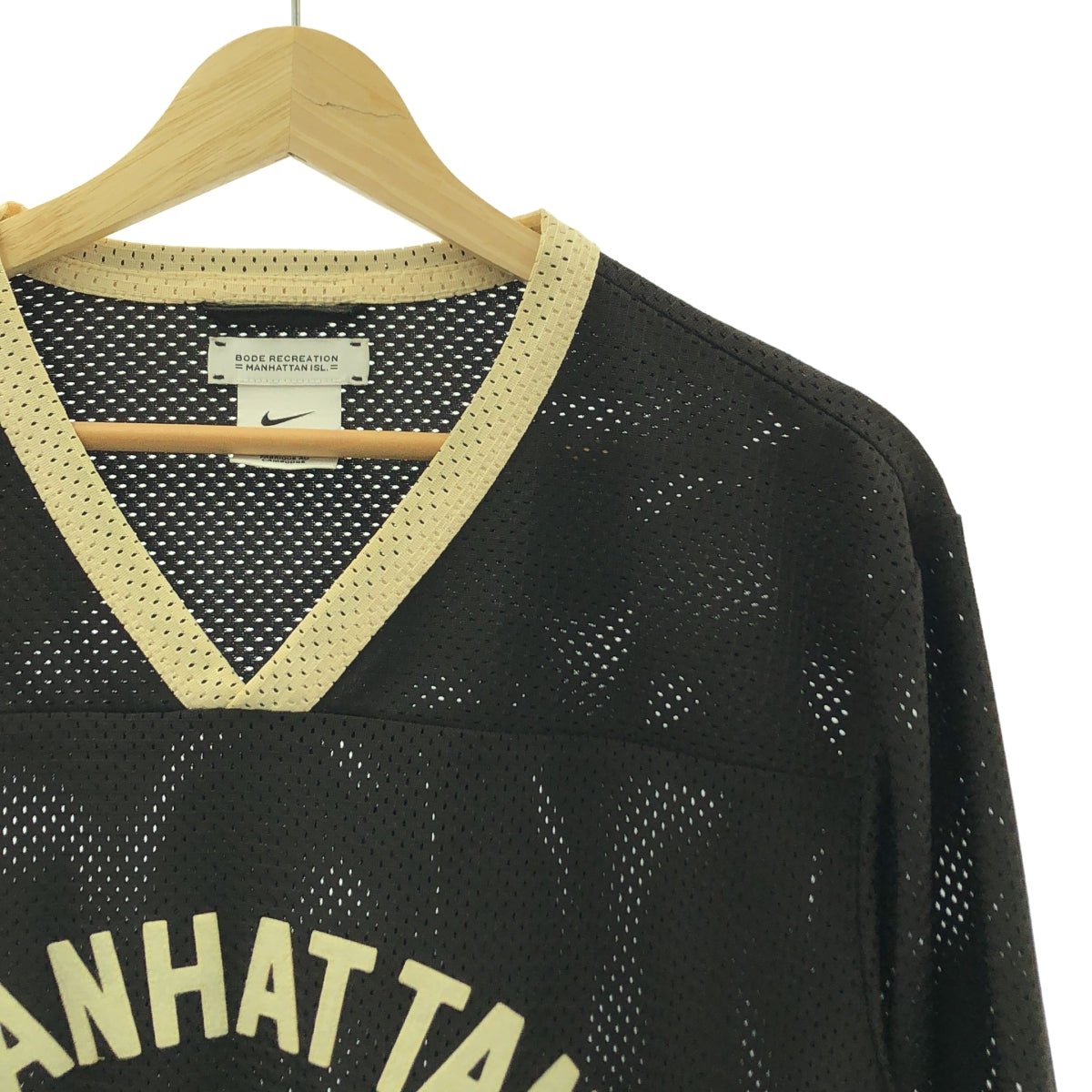 BODE / 보디 | 2024AW | × NIKE / 나이키 Mesh Jersey 메쉬 V 넥 저지 컷소우 | XL | 맨즈